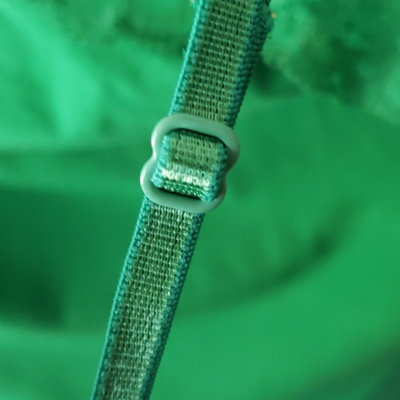 Green Lace Cotton Sweetheart Camisole Tank top Size Large - Picture 3 of 5